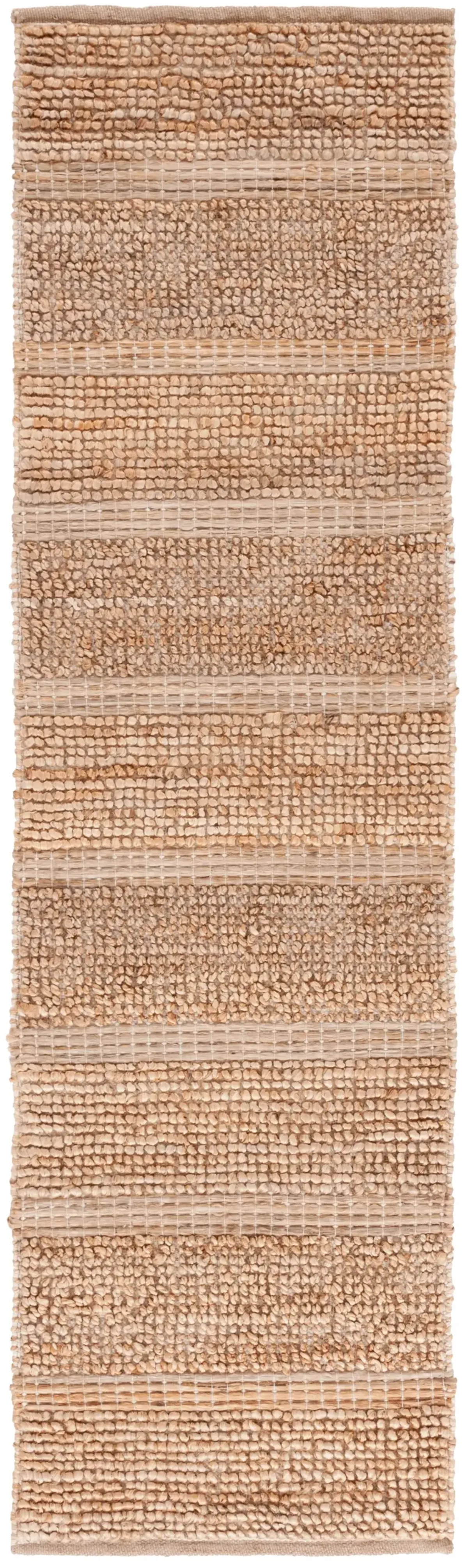 NATURAL FIBER 104 NATURAL 2'-3' x 8' Runner Rug