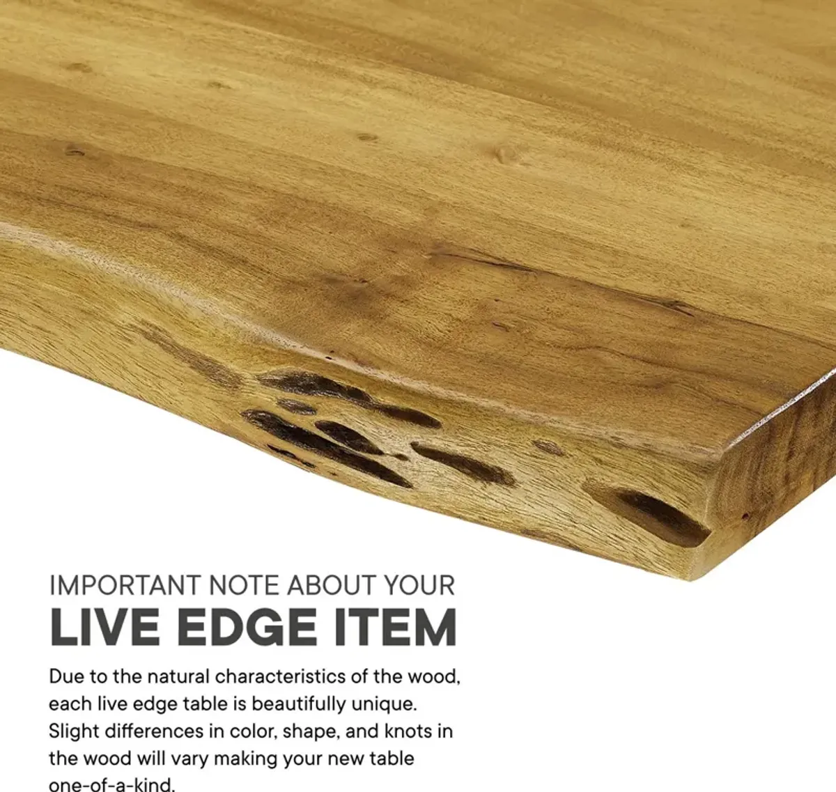 Viggo Live Edge Dining Table