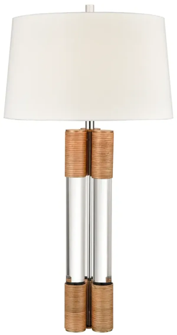 Island Gate 37" High 1-Light Table Lamp - Clear