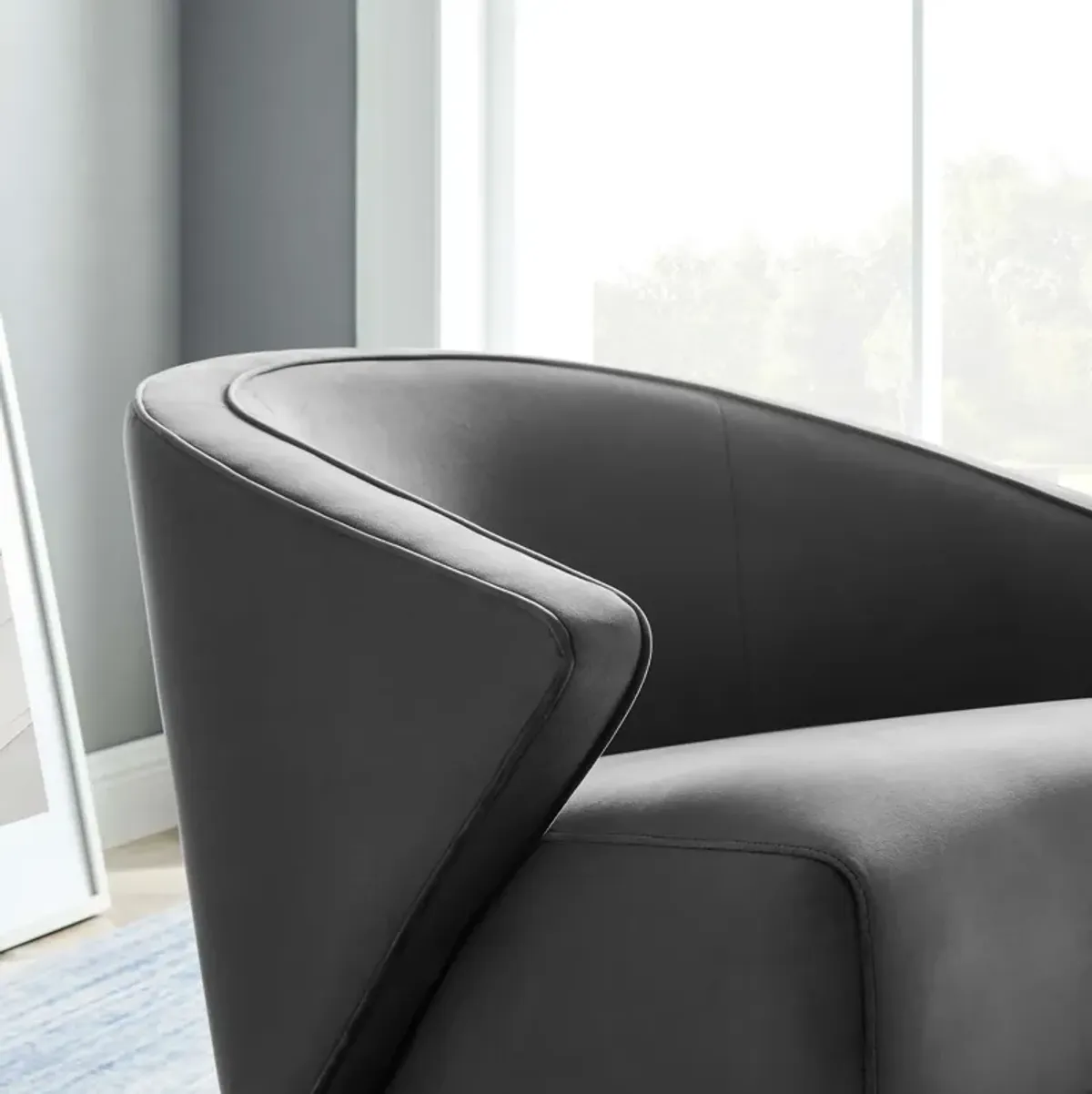 Odyssey Performance Velvet Armchair