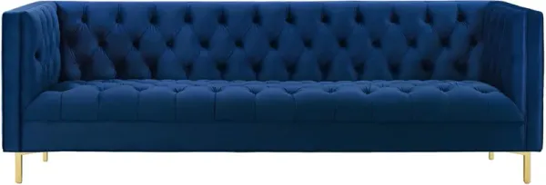 Delight Tufted Button Performance Velvet Sofa