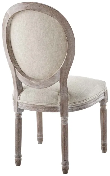 Arise Vintage French Upholstered Fabric Dining Side Chair