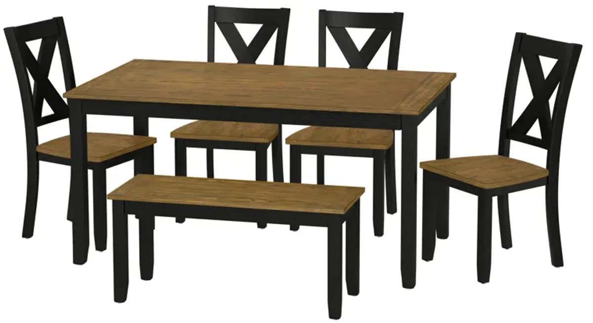 Arlington 6 Piece Dining Table Set