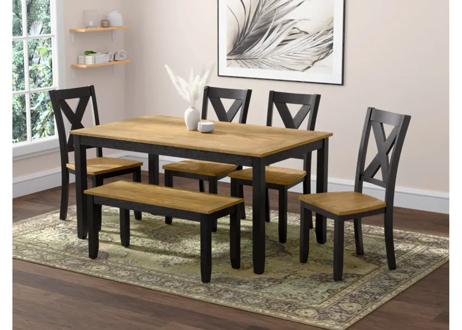 Arlington 6 Piece Dining Table Set