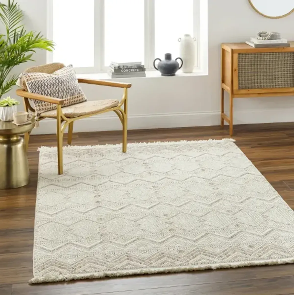 New Delhi NWH-2305 2' x 2'11" Machine Woven Rug