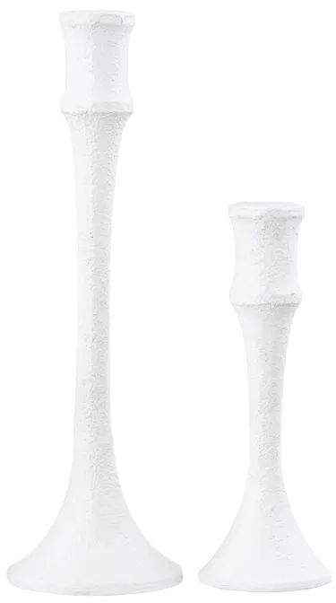 Miro Candleholder - Set of 2 Plaster White