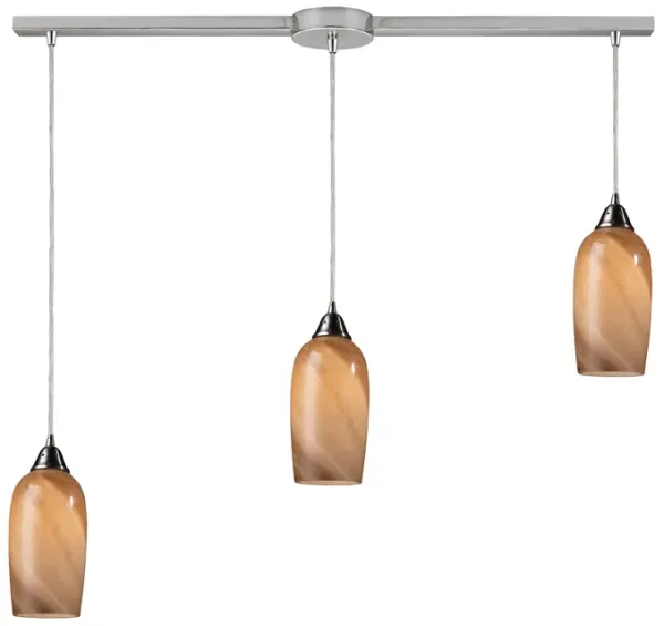 Sandstone Configurable Multi Pendant - Satin Nickel