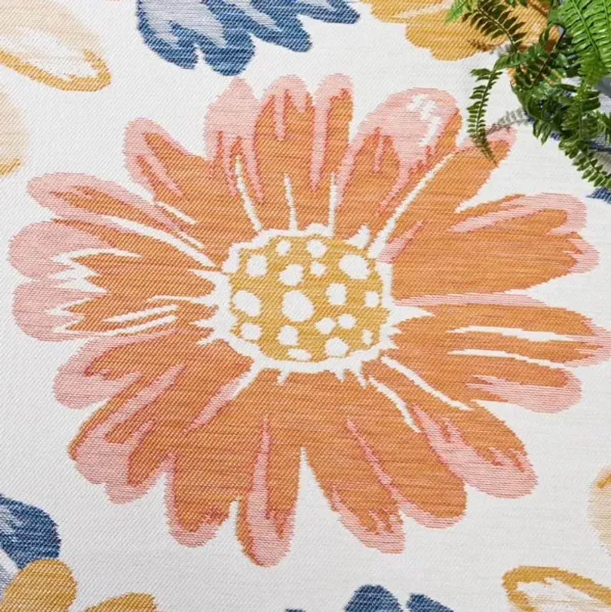SUNRISE 689 Orange 8' X 10' Large Rectangle Rug