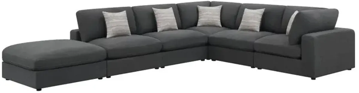 Ballyhea 6-Piece Upholstered Modular Sectional 