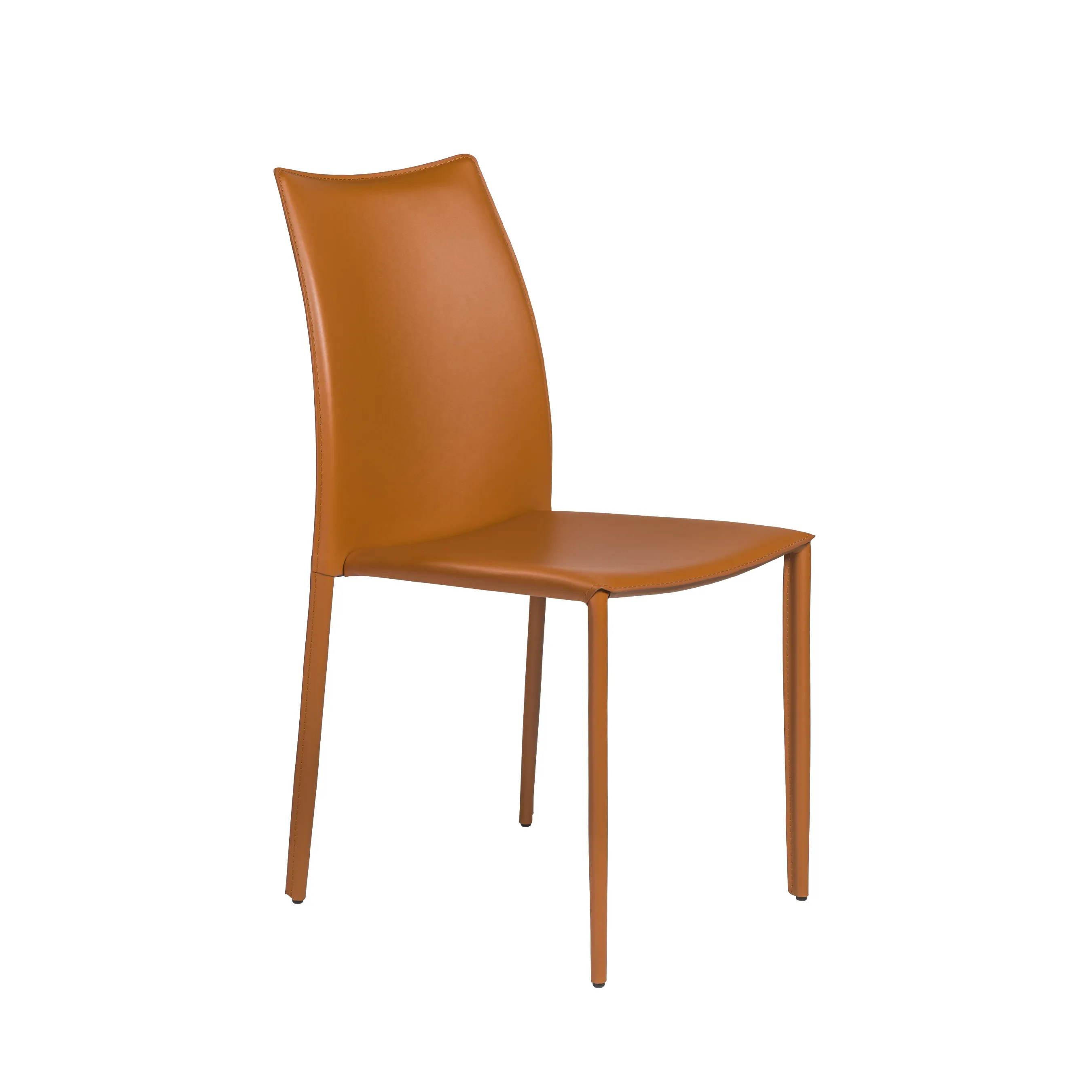 Dalia Stacking Side Chair in Cognac - Set of 2