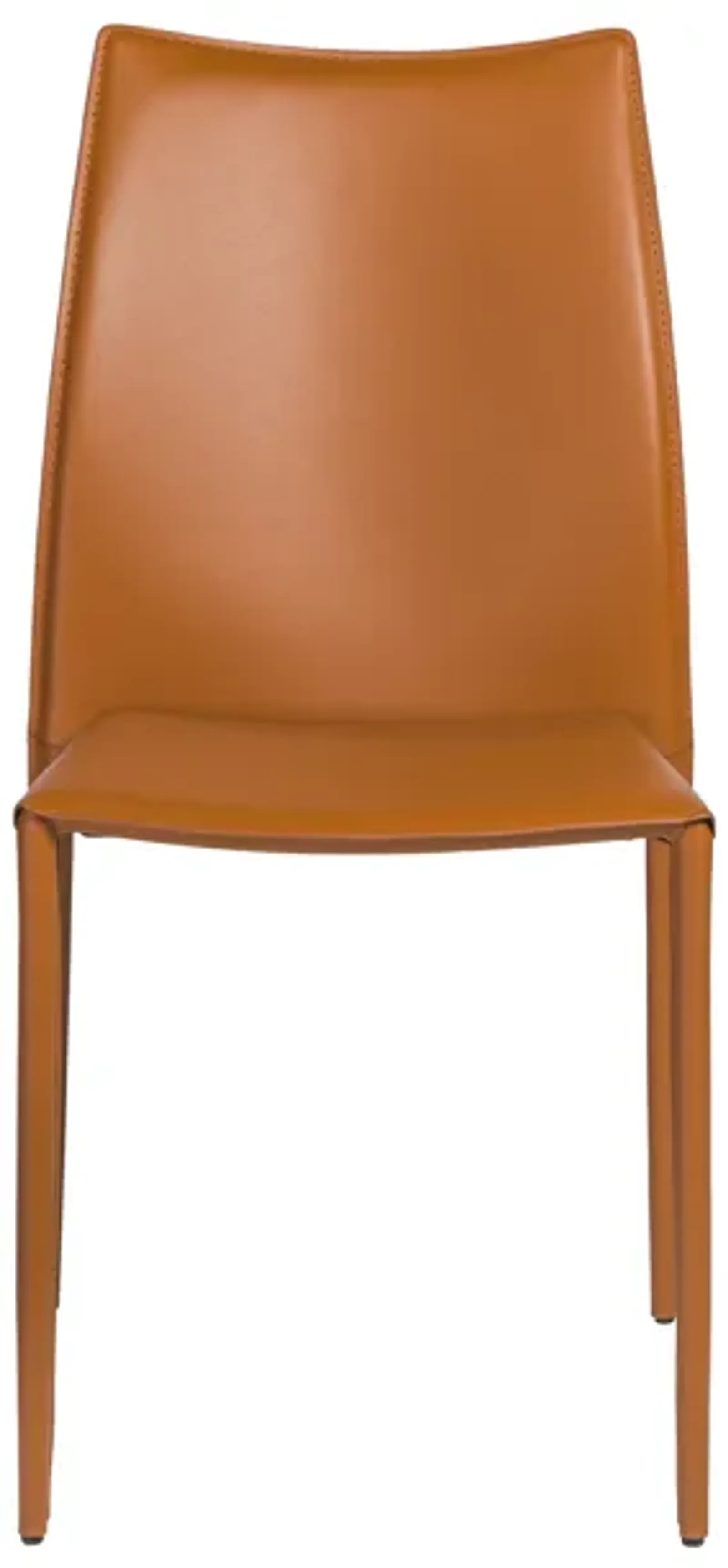 Dalia Stacking Side Chair in Cognac - Set of 2