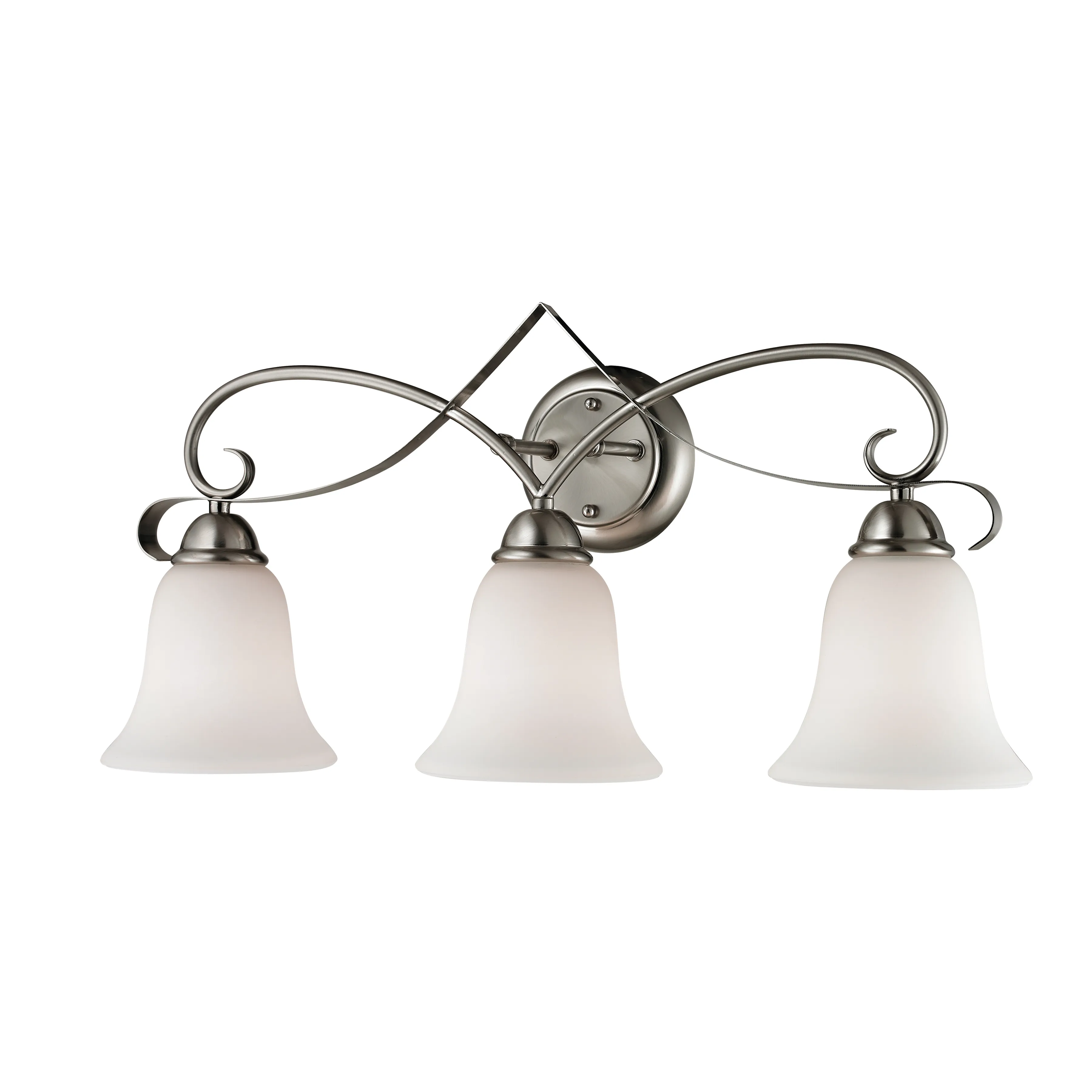 Brighton 24" Wide 3-Light Vanity Light - Brushed Nickel