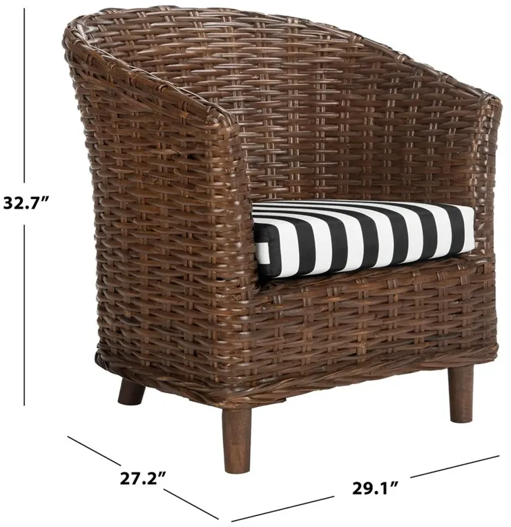 OMNI RATTAN BARREL CHAIR 