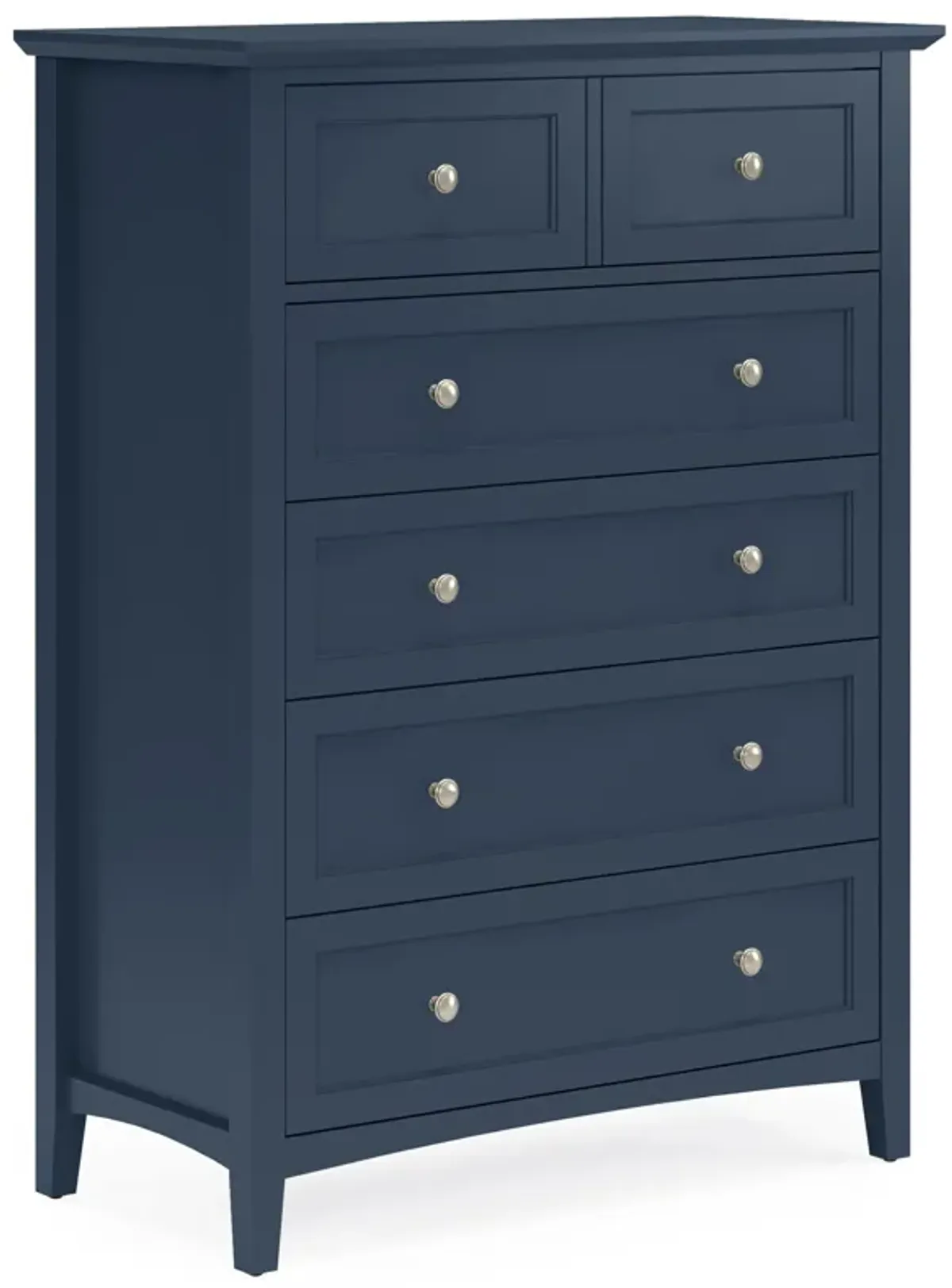 Grace Five Drawer Chest in Blueberry (2024)