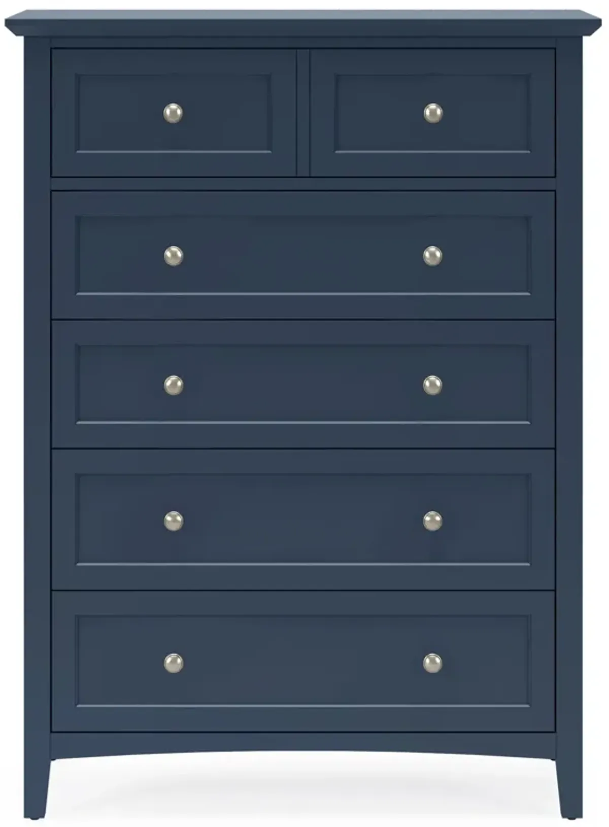 Grace Five Drawer Chest in Blueberry (2024)