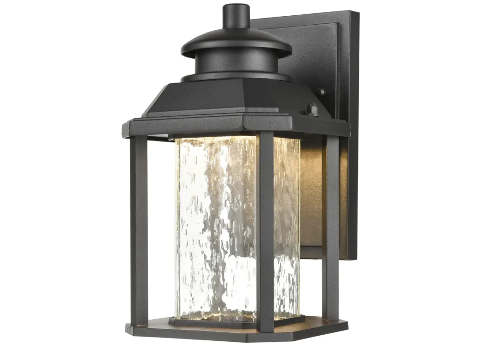 Irvine 10" High 1-Light Outdoor Sconce - Matte Black