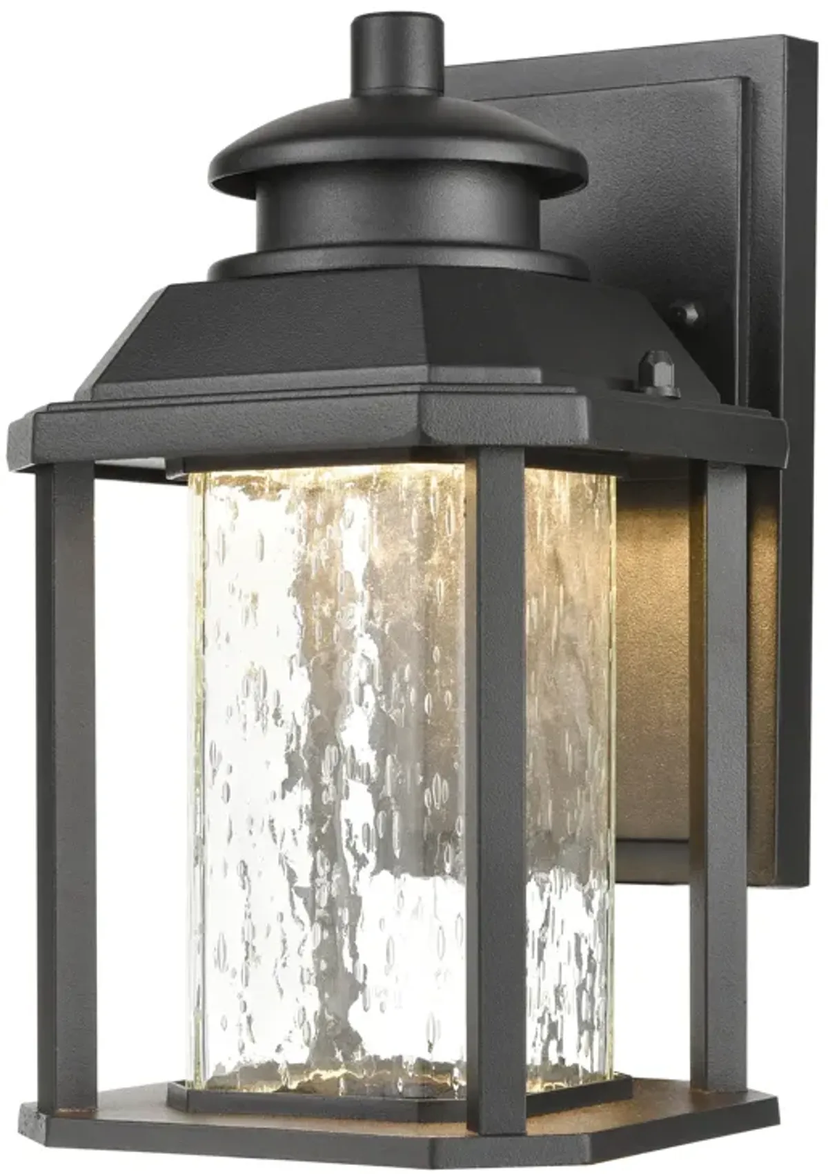 Irvine 10" High 1-Light Outdoor Sconce - Matte Black