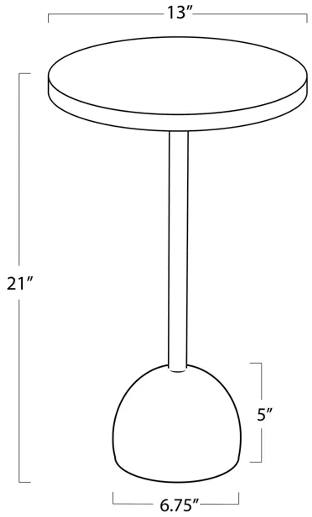 Arthur Accent Table (Oil Rubbed Bronze)