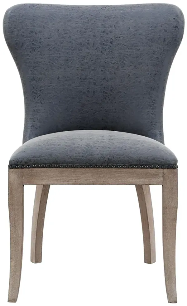 Dorsey Faux Leather Dining Chairs - Set of 2