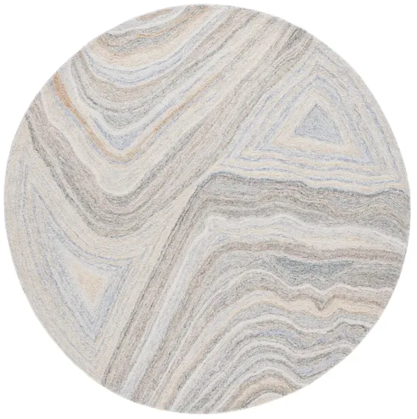 RENEWAL Hand Tufted 6' x 6' Round area rug