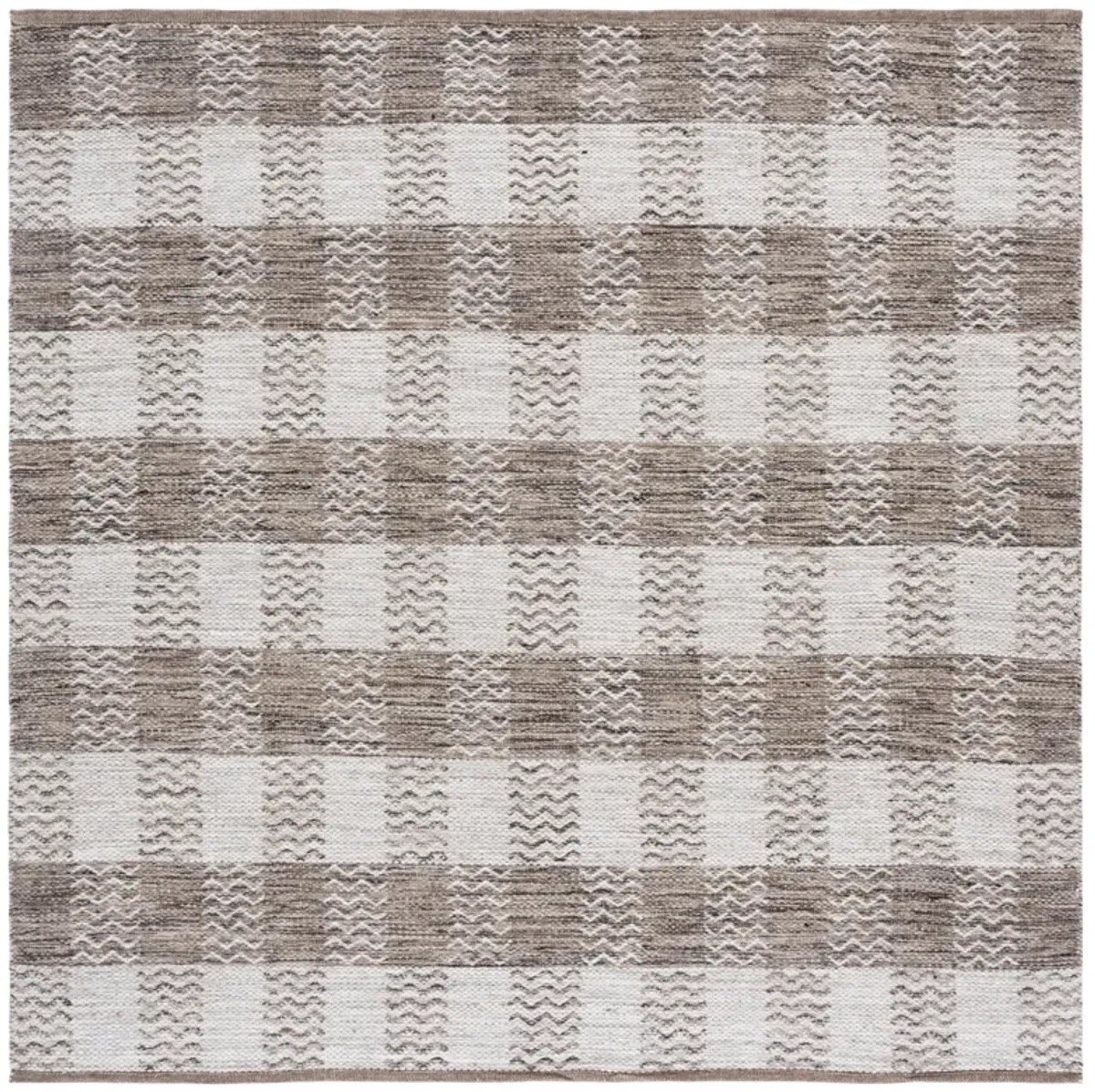 KILIM Hand Woven 4' x 4' Square area rug