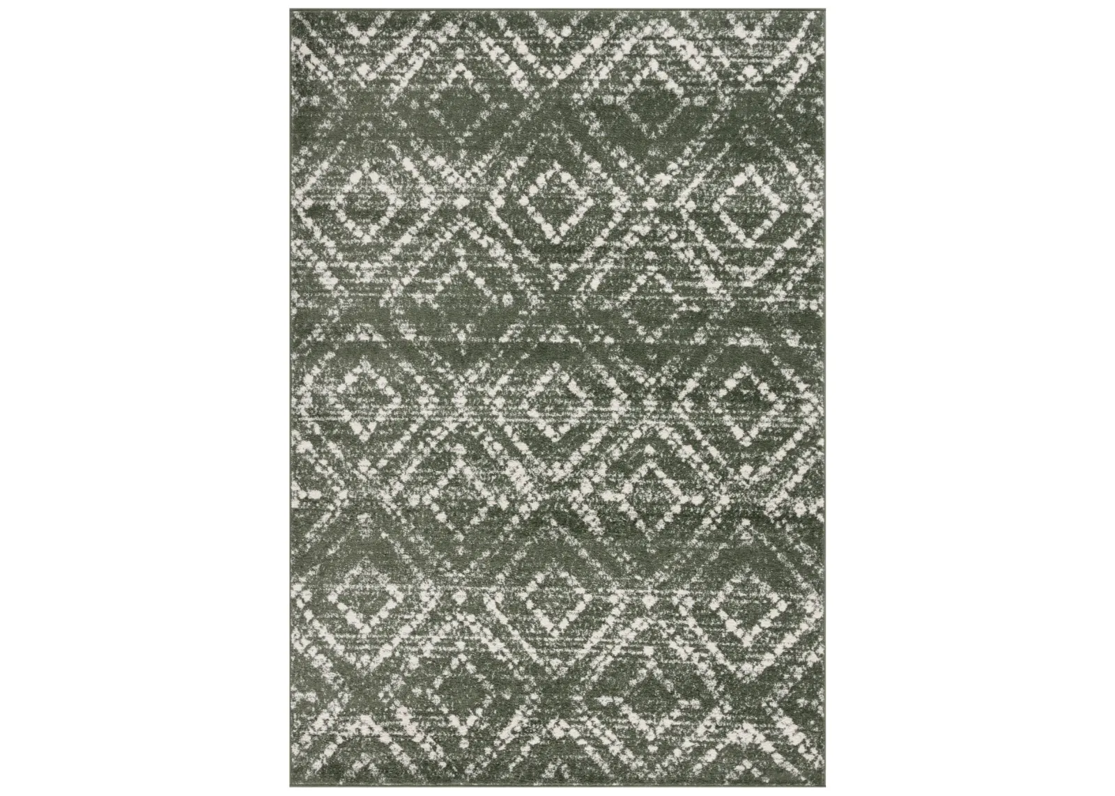 ADIRONDACK 131 DARK GREEN  8' x 10' Large Rectangle Rug