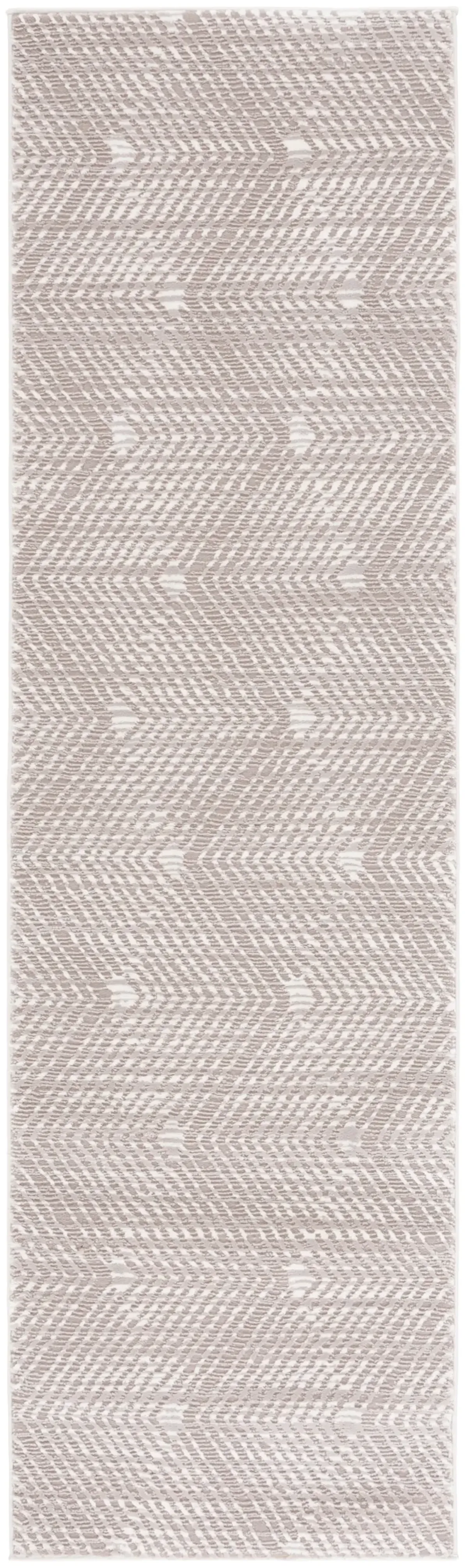 REVIVE 120 TAUPE  2'-3' x 8' Runner Rug