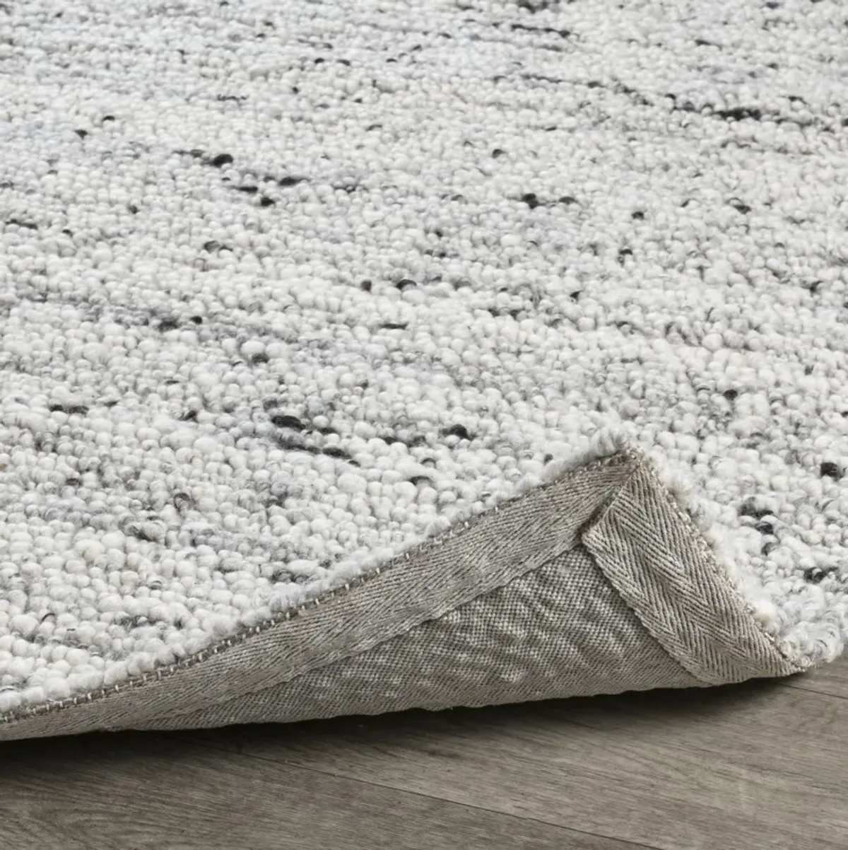 Loomis Heathered Wool Area Rug by Kosas Home