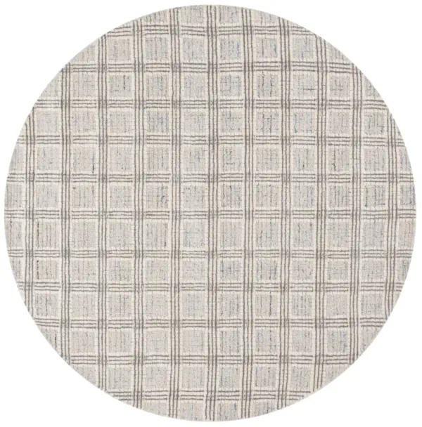 EBONY Hand Tufted 6' x 6' Round area rug