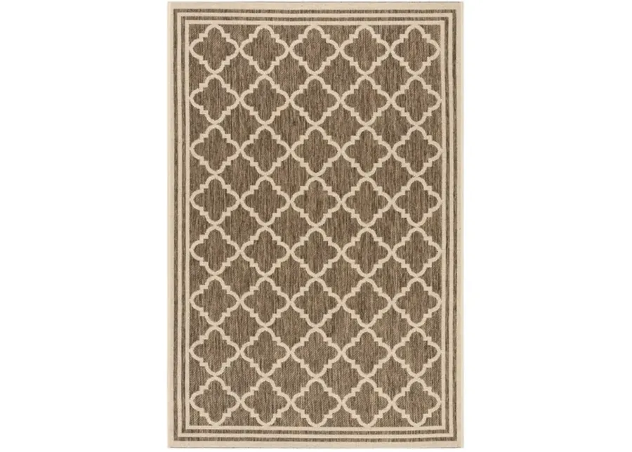 Safavieh BEACH HOUSE Collection BHS121D-5 Beige / Cream 5'-3" X 7'-6"