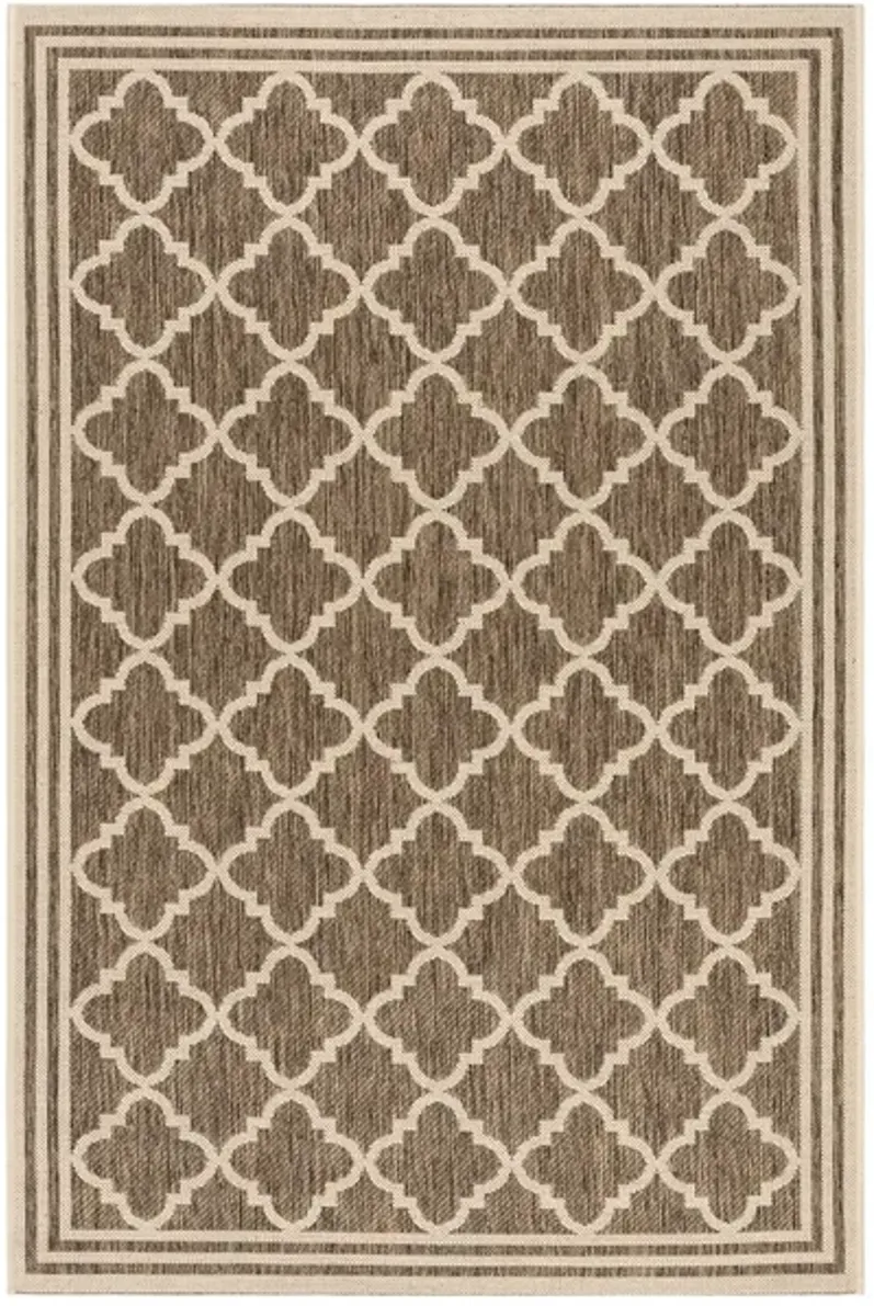 Safavieh BEACH HOUSE Collection BHS121D-5 Beige / Cream 5'-3" X 7'-6"