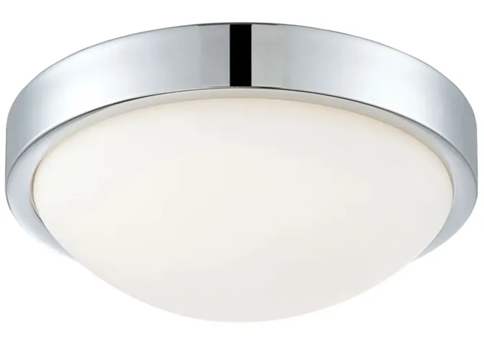 Sydney 12.3" Wide 1-Light Flush Mount - Chrome