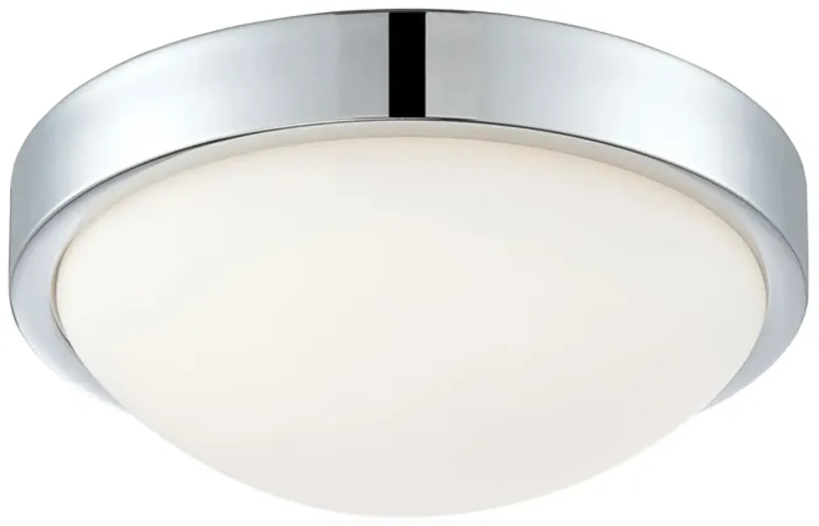 Sydney 12.3" Wide 1-Light Flush Mount - Chrome