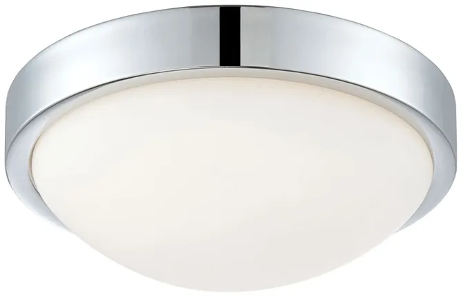 Sydney 12.3" Wide 1-Light Flush Mount - Chrome