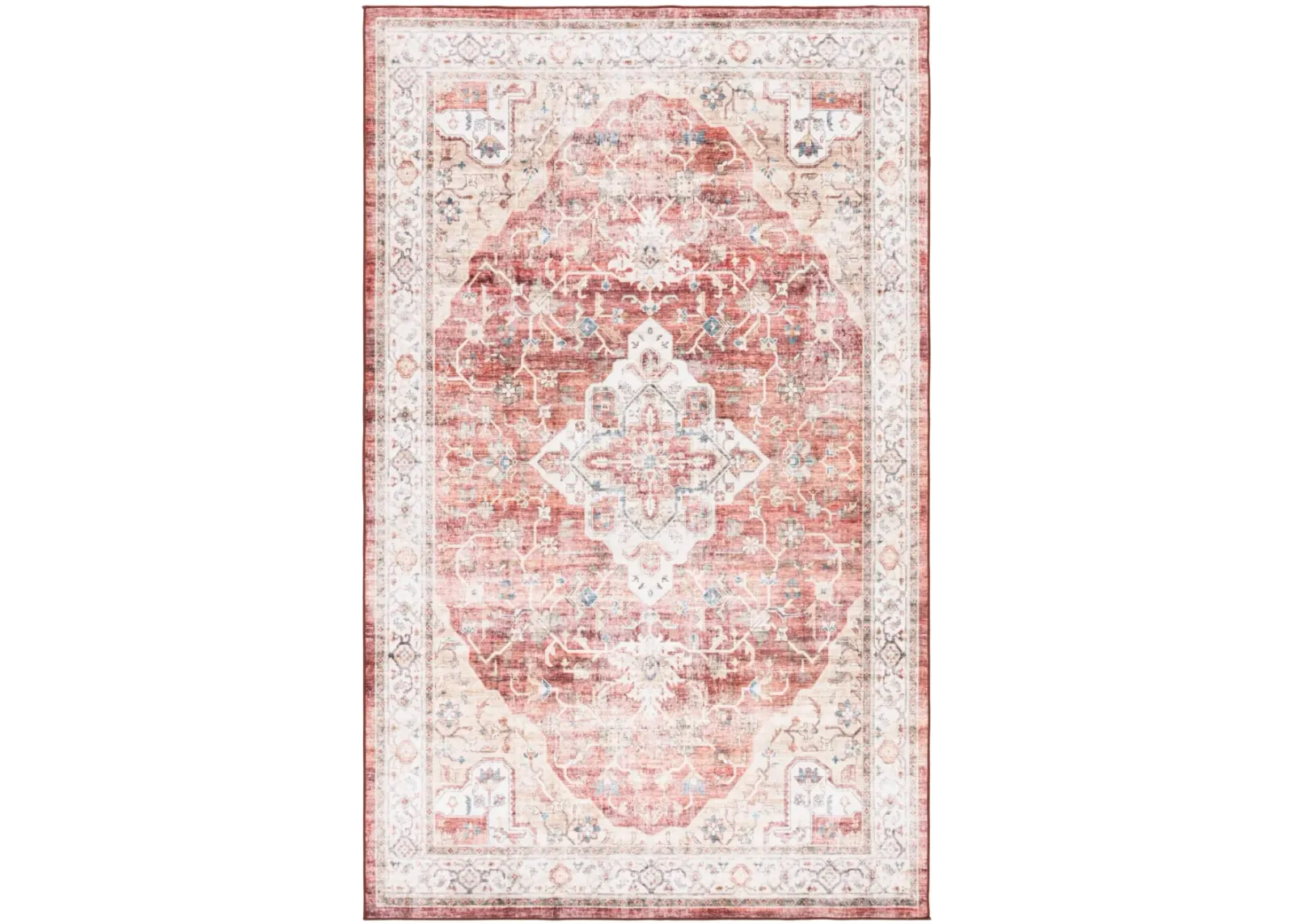 SANTA MONICA 556 RUST  3' x 5' Small Rectangle Rug