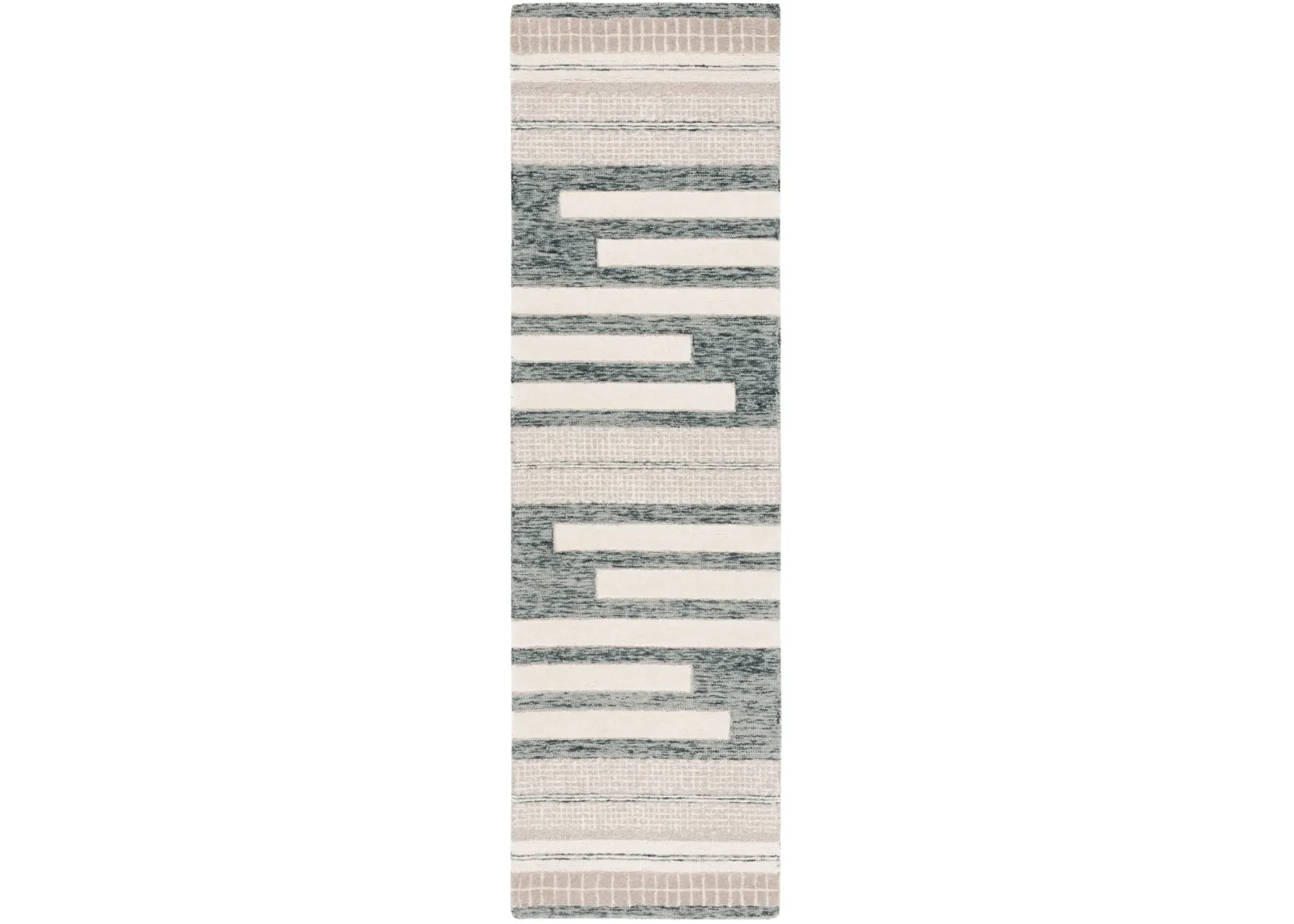 FIFTH AVENUE 410 CHARCOAL  2'-3' x 8' Runner Rug