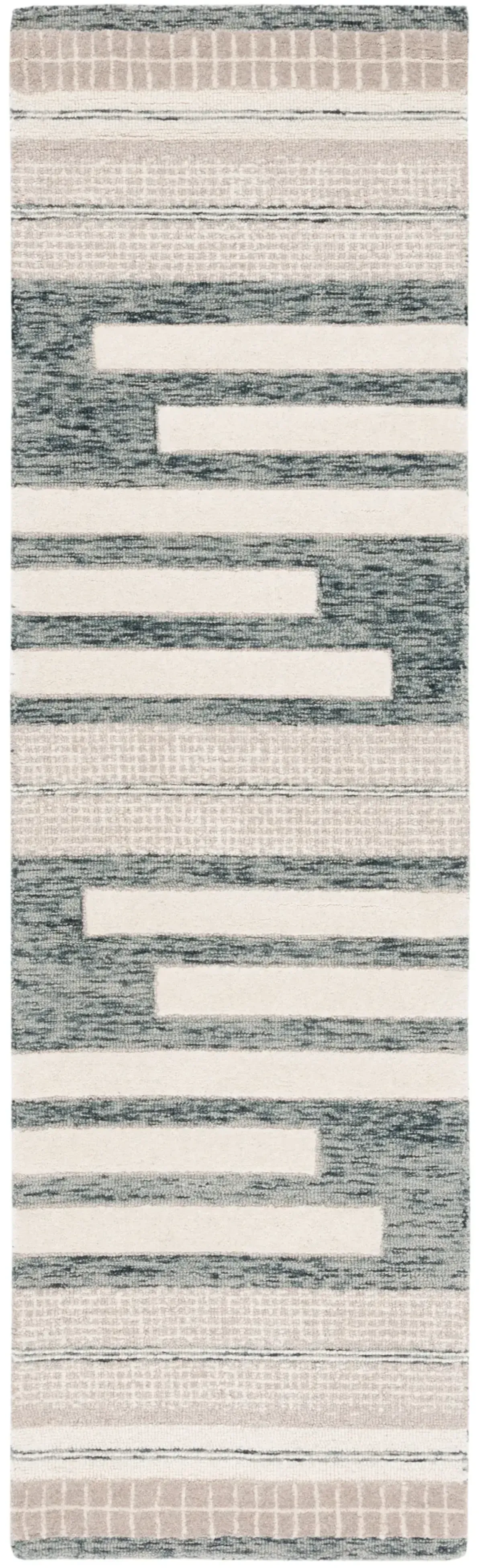 FIFTH AVENUE 410 CHARCOAL  2'-3' x 8' Runner Rug