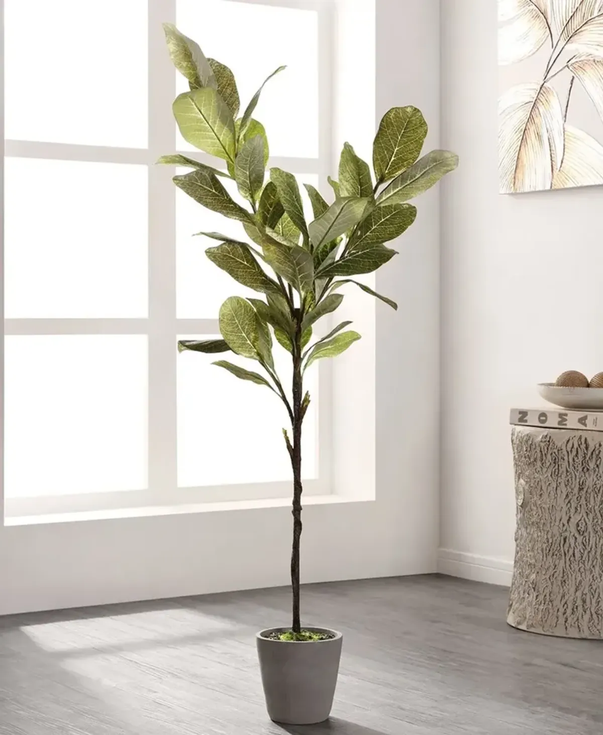 Faux Magnolia Potted Tree