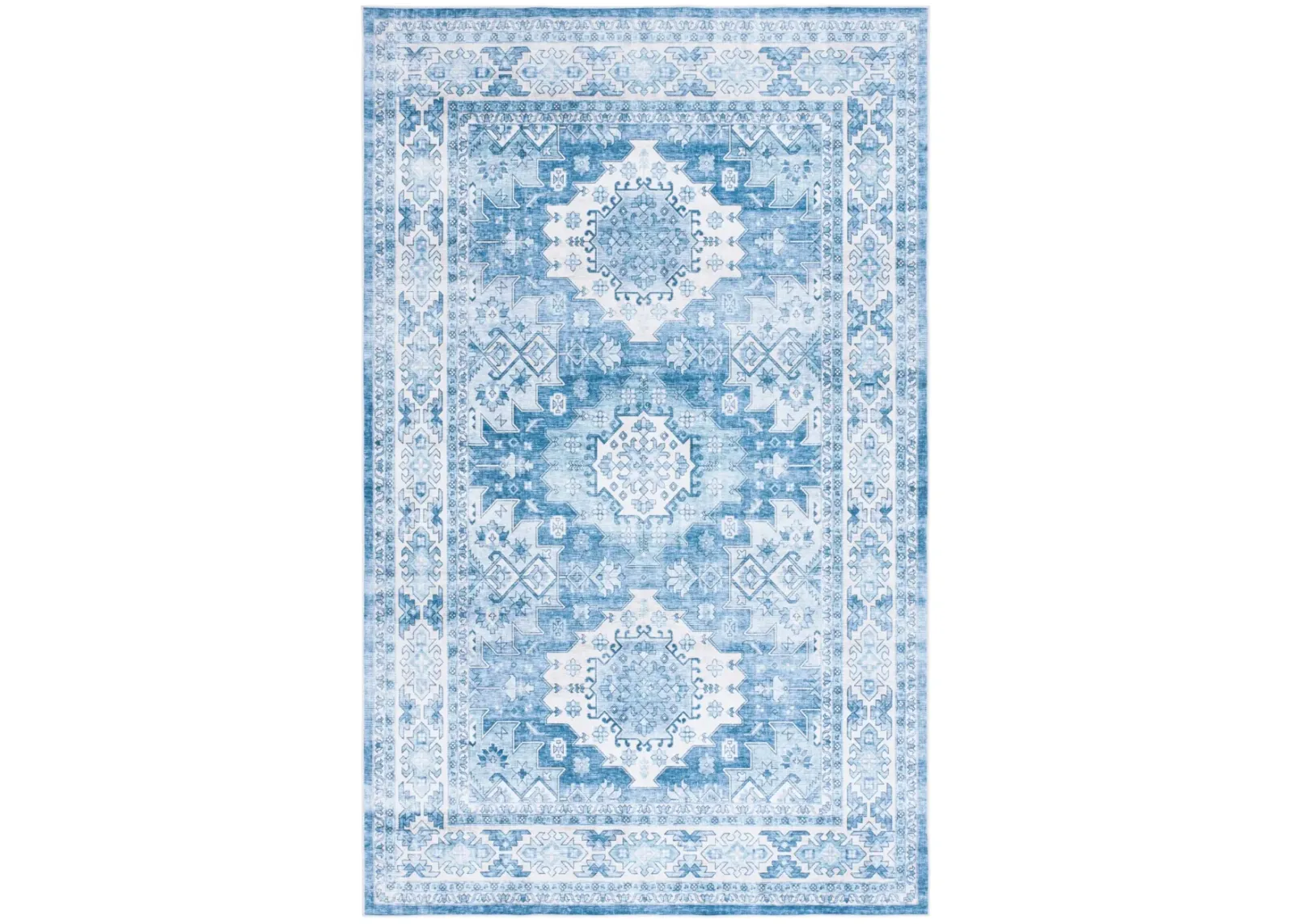 ARIZONA 512 LIGHT BLUE  8' x 10' Large Rectangle Rug