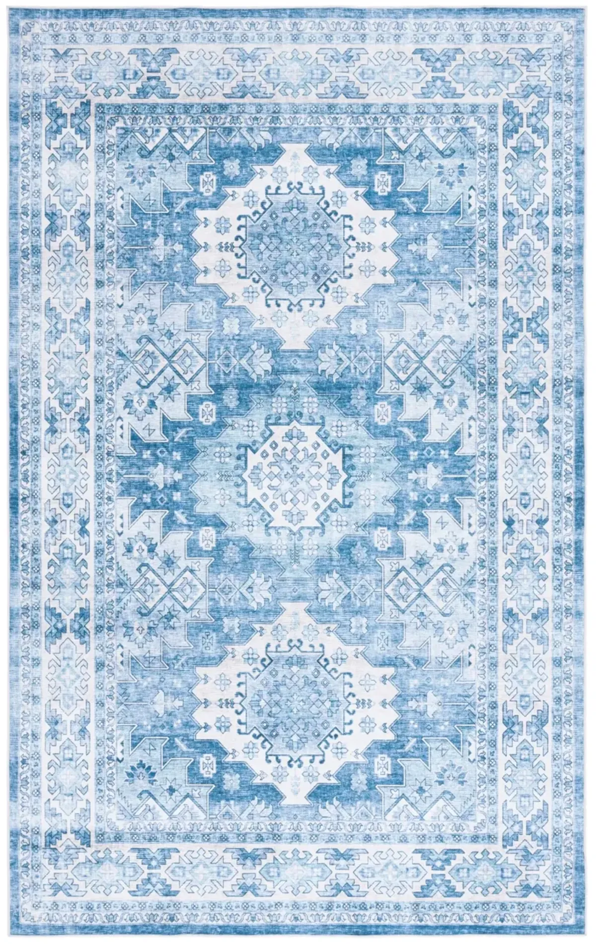 ARIZONA 512 LIGHT BLUE  8' x 10' Large Rectangle Rug