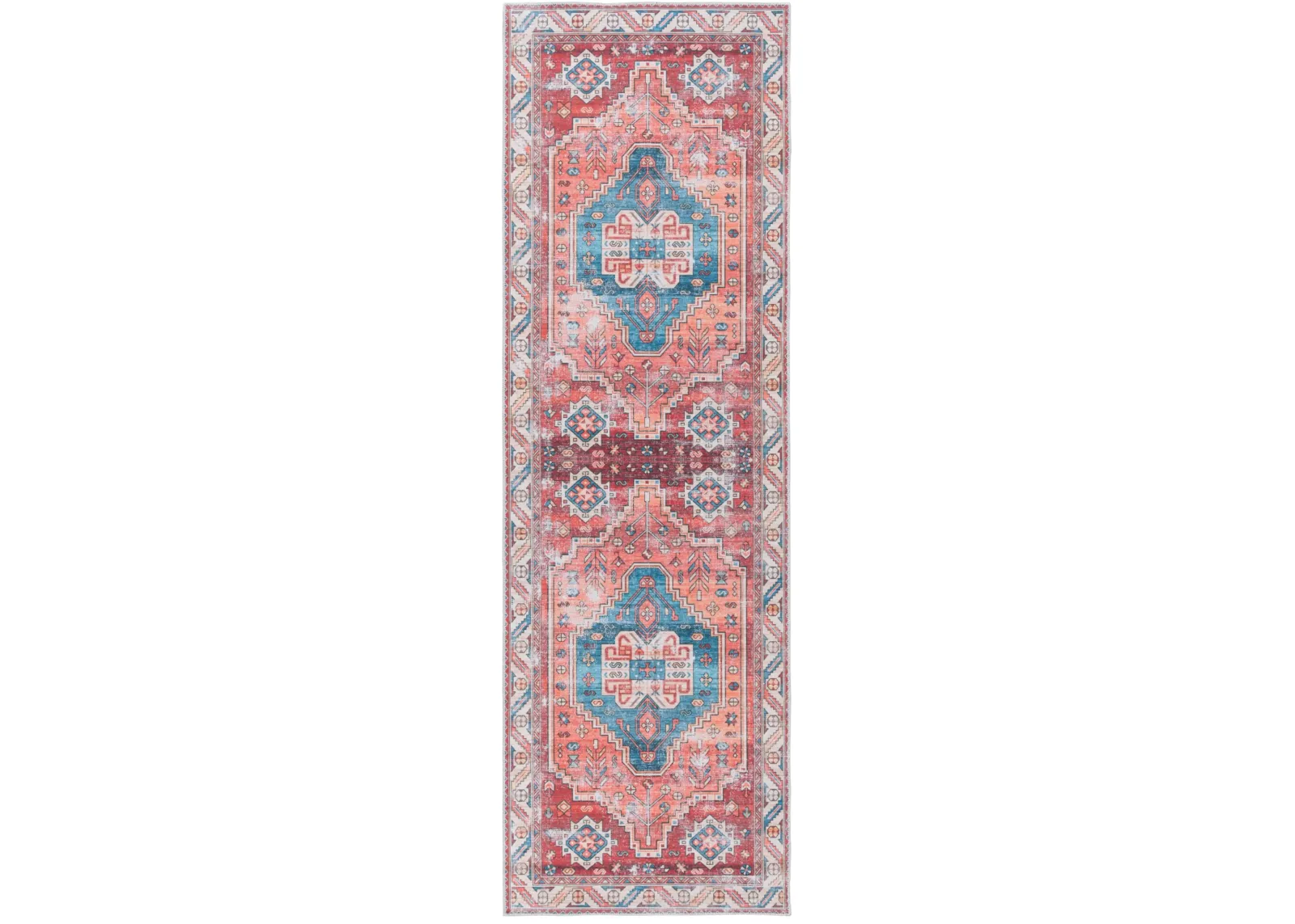 ARIZONA 251 RED  2'-6' x 8' Runner Rug