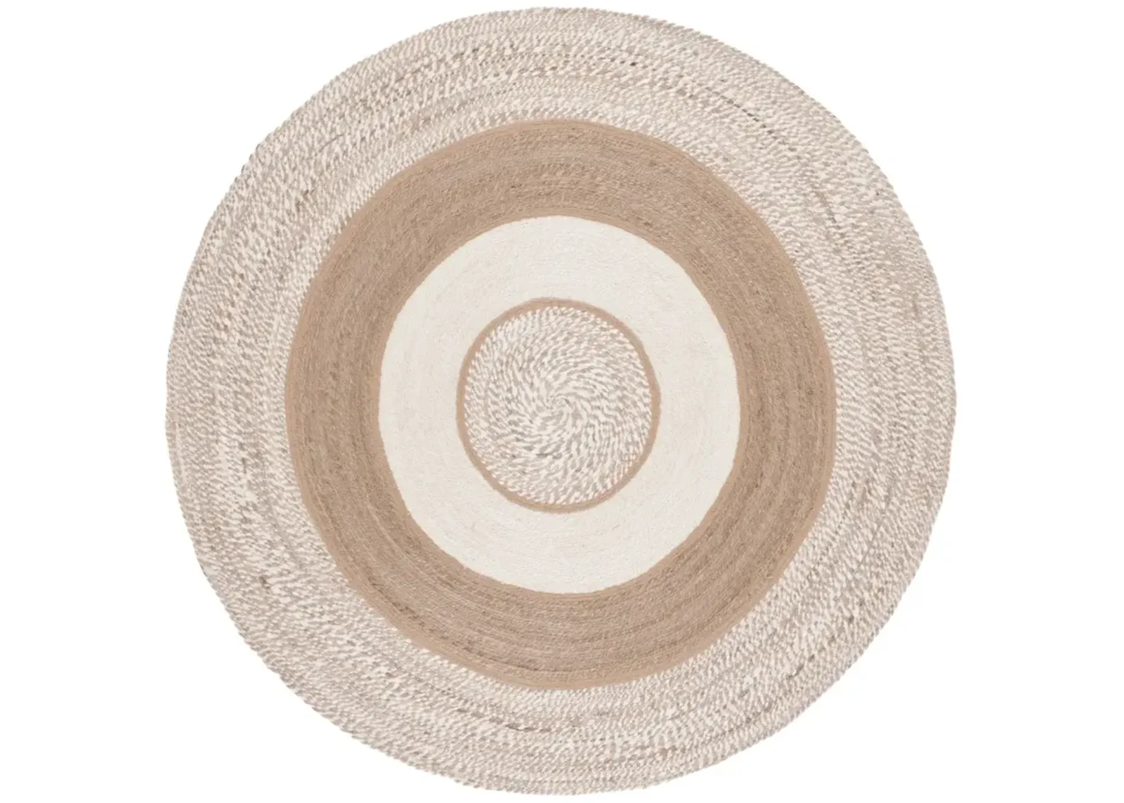 NATURAL FIBER 532 NATURAL  5' x 5' Round Round Rug