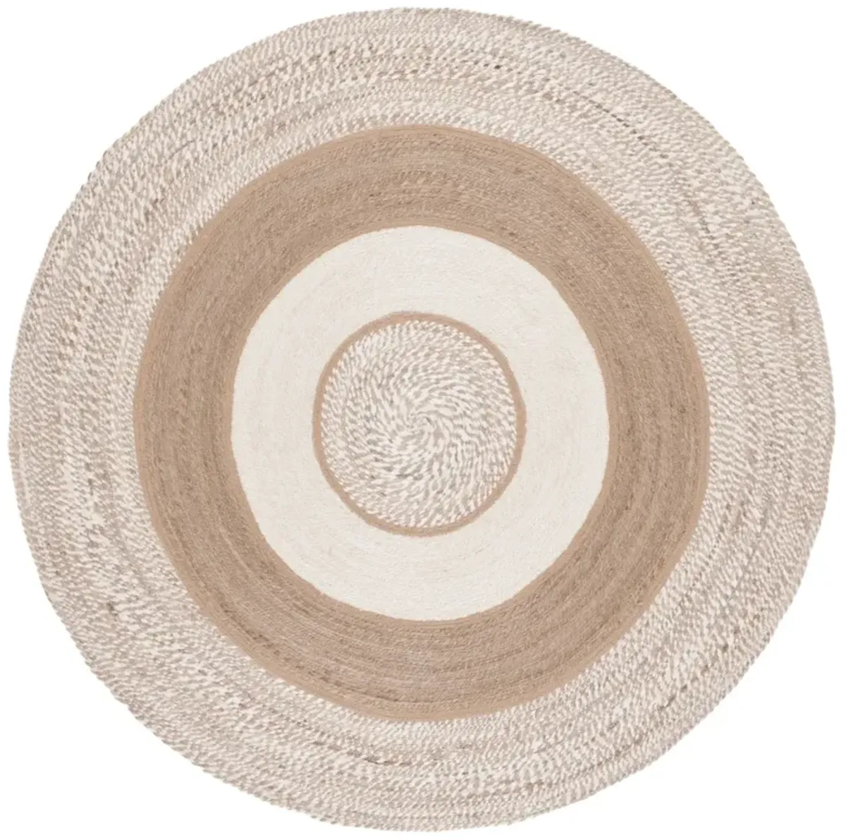 NATURAL FIBER 532 NATURAL  5' x 5' Round Round Rug