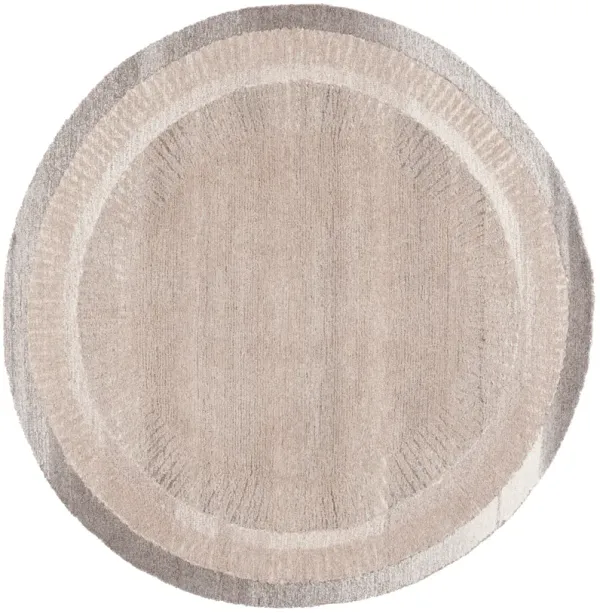 EBONY Hand Tufted 6' x 6' Round area rug