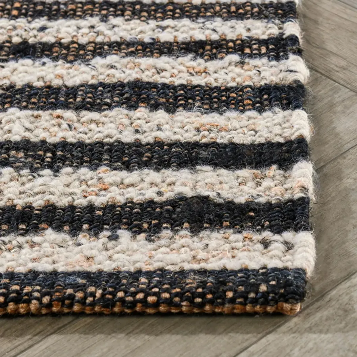 Kofu Striped Accent Rug by Kosas Home