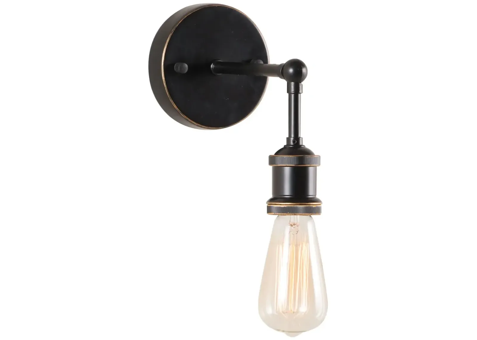 Miserite Wall Lamp Antique Black