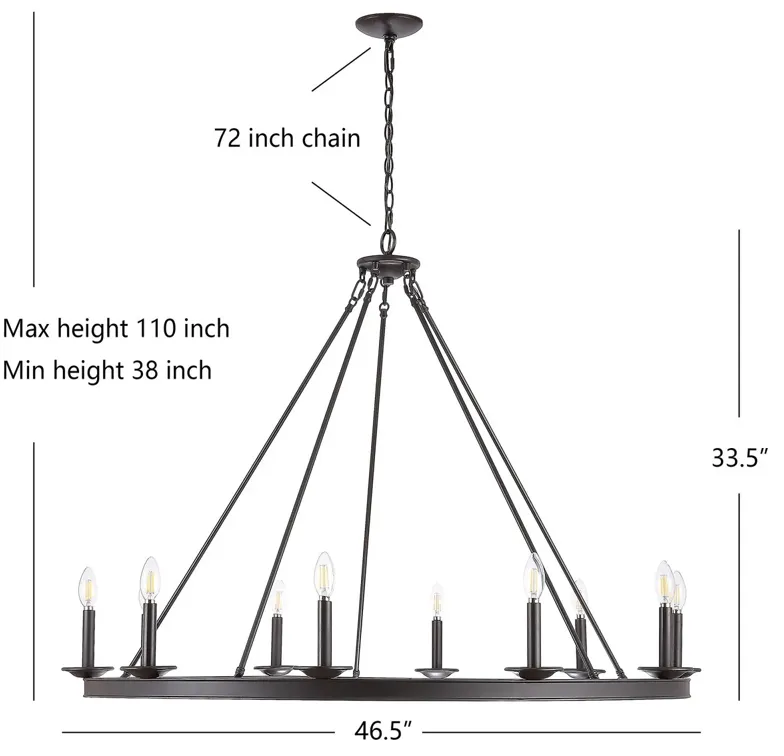 Telta 10-Light Chandelier