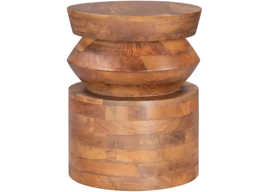 Kollam Side Table Brown