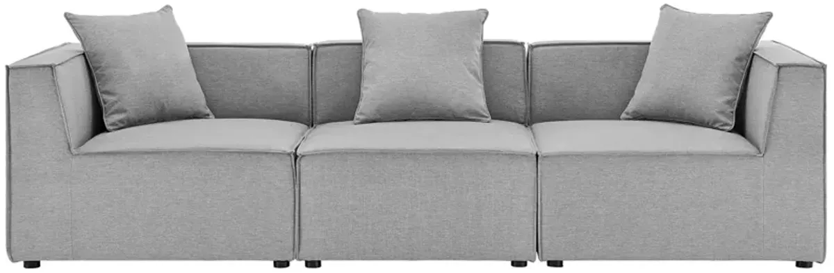 Saybrook Outdoor Patio Upholstered 3-Piece Sectional Sofa