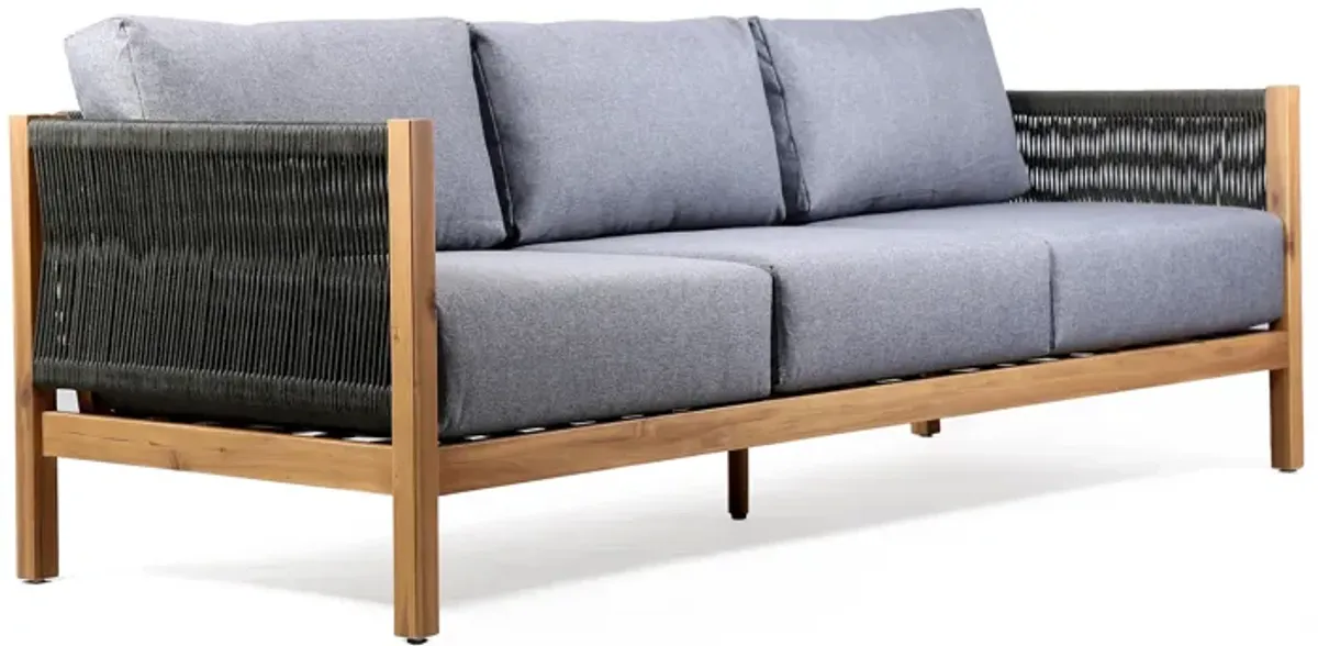 Sienna Outdoor Eucalyptus Sofa 